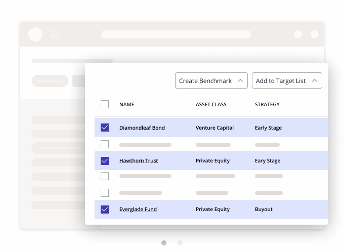 Dashboard with custom filters image.